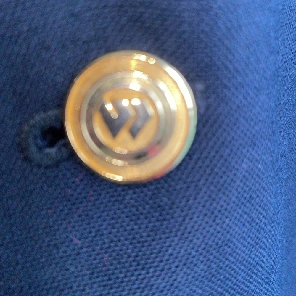 Wimbledon Navy Blazer with gold tone emblems buttons 42L